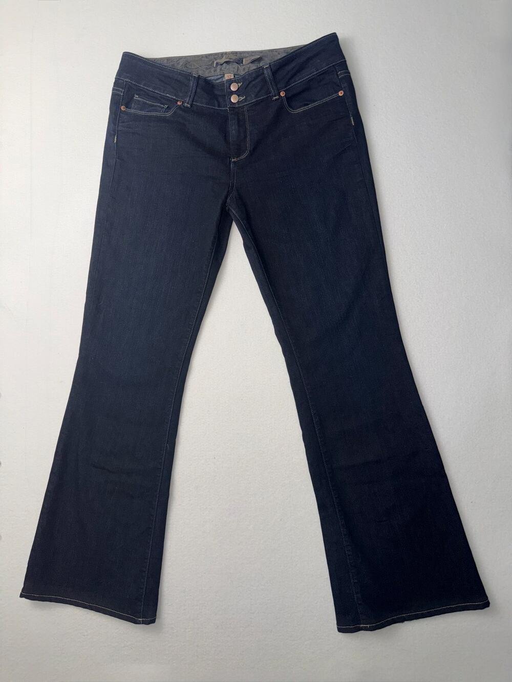Paige hidden hills women’s dark wash blue jeans
